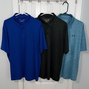 Men’s Large Under Armour Polo Bundle
